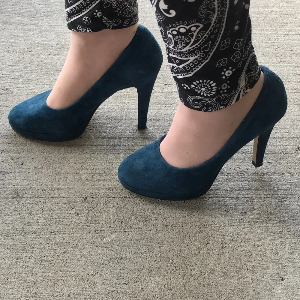 Helén Billkrantz Suede Leather Heels